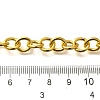 Rack Plating Brass Link Chains CHC-M027-01G-3