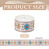 Boho Ethnic Pattern Polyester Webbing Ribbon OCOR-WH0120-61A-2