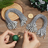 200Pcs Polyester Cord Tag Chains FIND-CP0003-36B-3