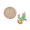 Beaded Cactus Charms PALLOY-MZ00455-2