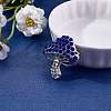 Cubic Zirconia Mushroom Brooch JBR102G-7