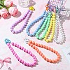 7Pcs Round Acrylic Beads Napkin Holder HJEW-CJ00085-5