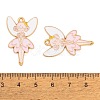 Rack Plating Alloy Enamel Pendants FIND-A040-08A-01G-3