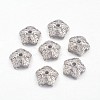 Tibetan Style Bead Caps TIBEB-A24621-P-LF-2