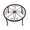 Flat Round Iron Flowerpot Holder AJEW-WH0252-23B-1