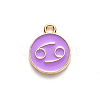 Alloy Enamel Pendants ENAM-S124-01A-01D-2
