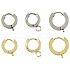 16Pcs 201 Stainless Steel Huggie Hoop Earrings Findings STAS-FS0002-26B-1