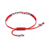Adjustable Nylon Cord Braided Bead Bracelets BJEW-JB04426-03-3
