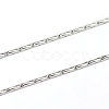 Tarnish Resistant 304 Stainless Steel Boston Link Chains CHS-L001-172-1