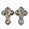 Synthetic Imperial Jasper Big Pendants G-R457-06D-2