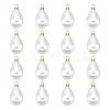 BENECREAT ABS Plastic Imitation Pearl Pendants KK-BC0010-75-1