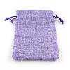 Burlap Packing Pouches Drawstring Bags ABAG-Q050-7x9-03-1