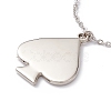 Sublimation Blank Aluminum Pendant Necklace NJEW-E020-02P-01-4