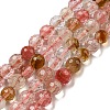 Tigerskin Glass Beads Strands G-E571-A07-01-1