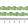 Transparent Glass Beads Strands EGLA-N013-T10mm-D13-4