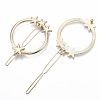 Alloy Hollow Geometric Hair Pin X-PHAR-N005-010G-3