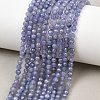 Natural Tanzanite Beads Strands G-S361-3mm-008-2