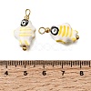 Handmade Porcelain Pendants PR-CBA0027-03G-4