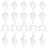 24Pcs 4 Style 304 Stainless Steel Pendants STAS-DC0005-88-1
