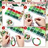 Christmas Theme DIY Acrylic Beads Bracelets Making Kits DIY-YW0010-91-3