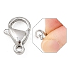 Non-Tarnish 316 Surgical Stainless Steel Lobster Claw Clasps X-STAS-316-FL10A-3