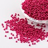 12/0 1.5~2mm Baking Paint Glass Seed Beads Loose Spacer Beads X-SEED-S001-K5-1