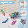 18Pcs 9 Colors 430 & 201 Stainless Steel Filigree Pendants STAS-HS0001-33-4