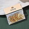 SHEGRACE Brass Leverback Earring Findings XGR0091G-88G-6