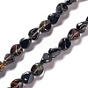 Electroplate Glass Beads Strands EGLA-L038-HR02-1