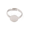 Adjustable Brass Pad Ring Base Findings X-KK-K110-01P-NR-3