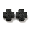 Spray Painted Alloy Beads FIND-G064-14-1