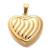 PVD Vacuum Plating 304 Stainless Steel Pendants STAS-U035-42G-1