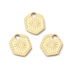 Ion Plating(IP) 316L Surgical Stainless Steel Charms STAS-H213-52G-3
