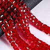 Transparents Glass Beads GLAA-WH0032-25B-10-1