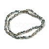 Transparent Electroplate Glass Beads Strands EGLA-I017-02-HP01-2