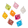 22Pcs Transparent Resin Pendants RESI-ME0001-13-1