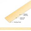 Brass Panel KK-BC0001-14B-4