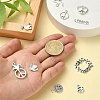 100Pcs 10 Styles Tibetan Style Alloy Pendants TIBEP-CJ0002-80-4
