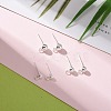 30Pcs 3 Size 304 Stainless Steel Ball Stud Earring Post STAS-LS0001-06S-6