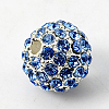Alloy Rhinestone Beads RB-A034-10mm-S-3