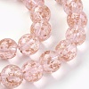 Handmade Gold Sand Lampwork Beads Strands LAMP-P051-L08-10mm-2