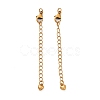 925 Sterling Silver Chain Extenders STER-D036-28AG-1