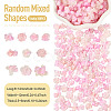 200Pcs Flower & Butterfly Resin Cabochons CRES-TA0001-89F-5