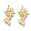 Brass Pendant Settings KK-S349-298-NF-1