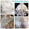 10M Double Layer Polyester Flower Elastic Lace Trim OCOR-DC0001-21A-6