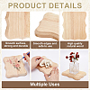 Lace Edged Rectangle Wood Display Pedestals ODIS-WH0025-280D-3