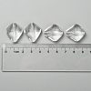 Transparent Acrylic Beads X-PL6362Y-4