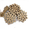 Unfinished Wood Pendant Decorations XMAS-PW0001-170-38-1