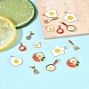 24Pcs 8 Styles Alloy Enamel Charms ENAM-FS0002-78-10