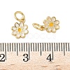 Brass Enamel Charms KK-C110-16A-01G-3